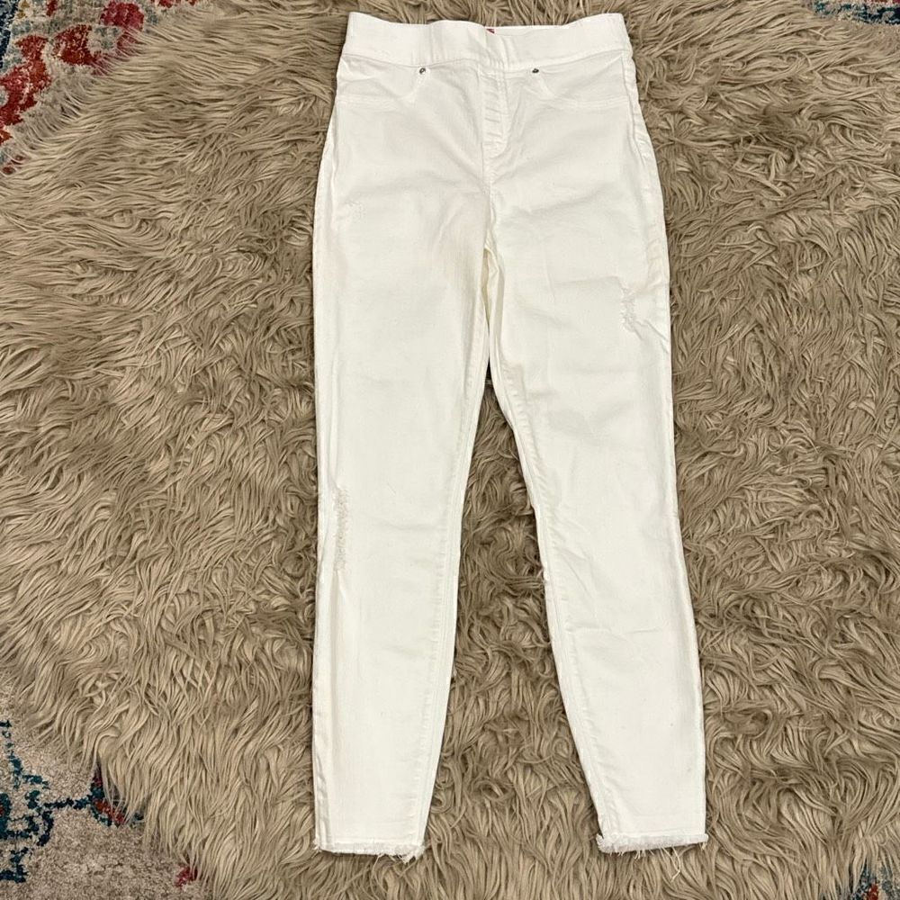 Spanx white jeans size small